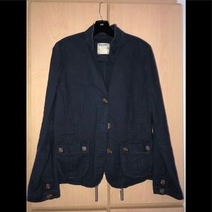Old Navy, M, Navy color Jacket, Linen/Cotton